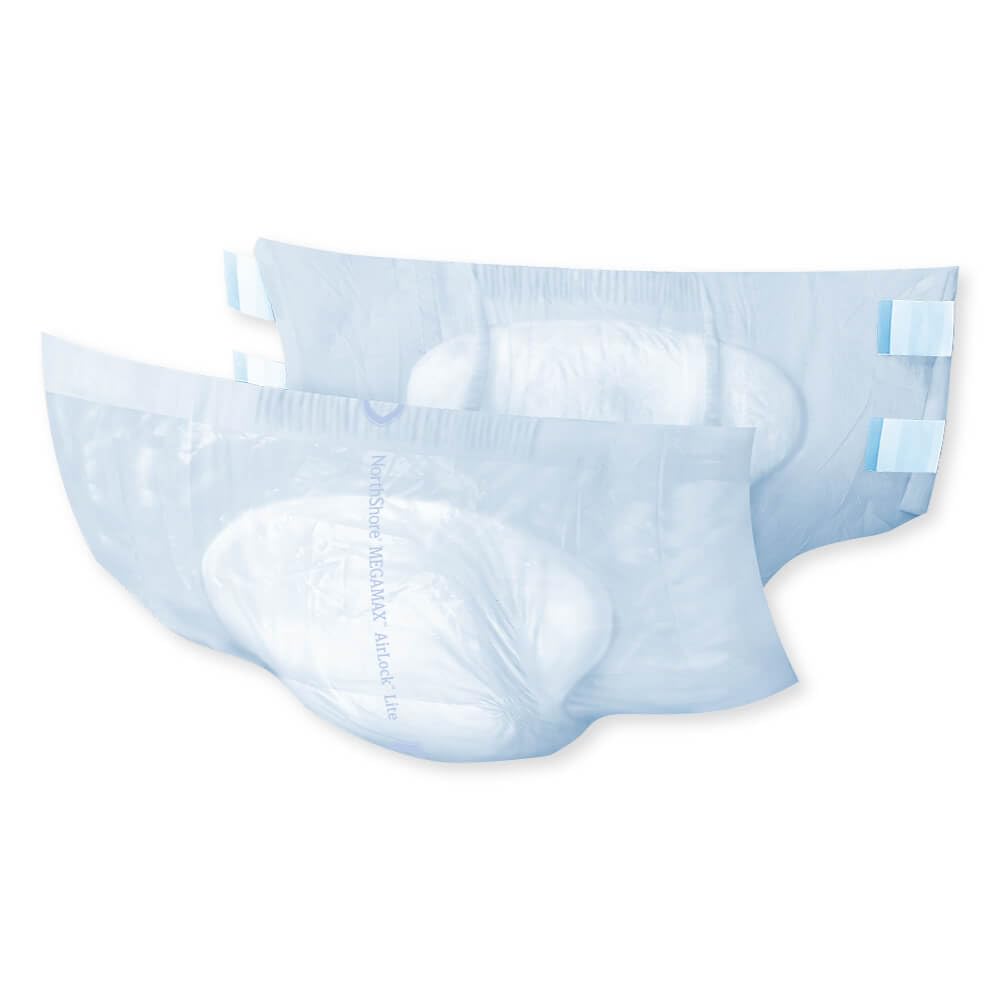 Adult Diapers with Tabs, Medium, 12 Count P100