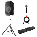 2000W 15" Active Bluetooth Loudspeaker with Stand & Mic B20490