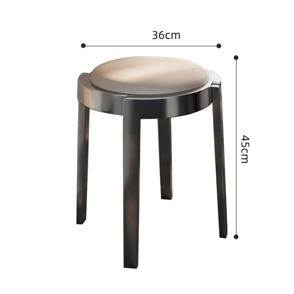 Round Stackable Stainless Steel Stools O73027
