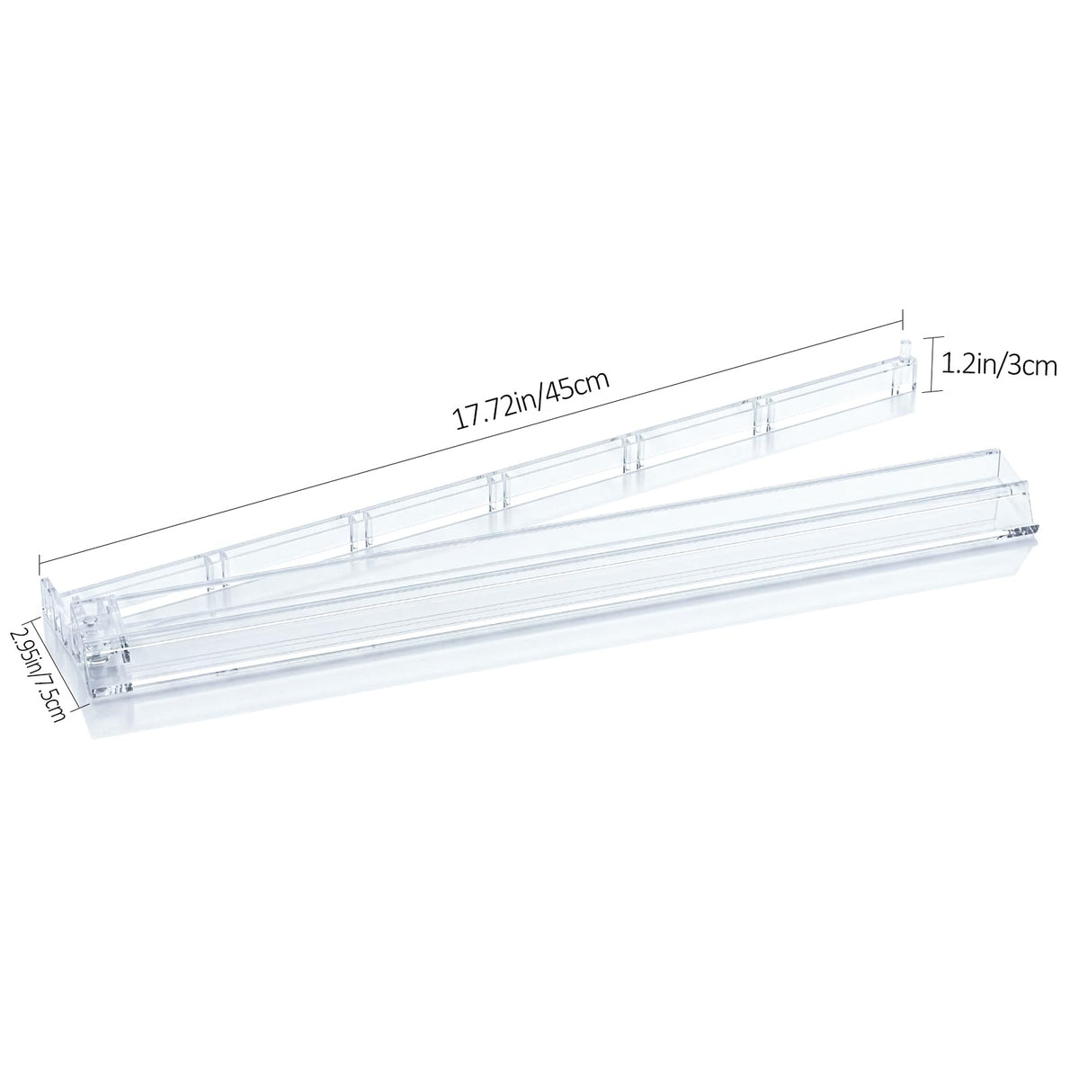 Clear Acrylic Mahjong Tile Rack and Pusher Set of 4 M513