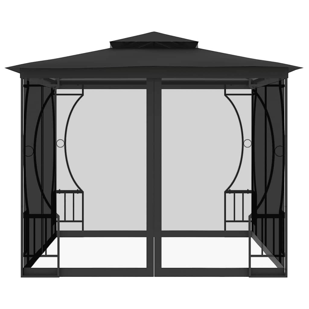 9.8'x9.8' Pop Up Outdoor Gazebo with Mosquito Netting I2982