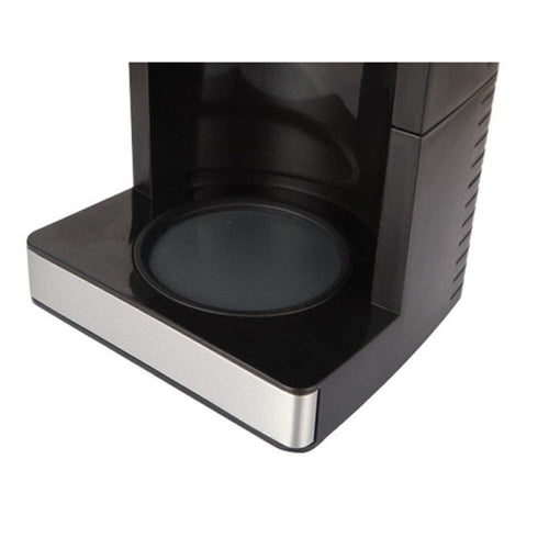 1.8L Stainless Steel Drip Coffee Machine Black N9691