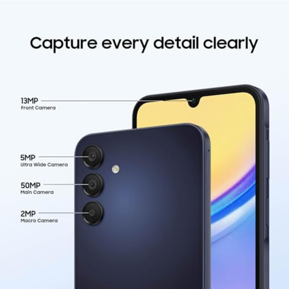 Unlocked Android Smartphone 128GB AMOLED Display Blue Black J312