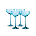 Blue 6oz Martini Glasses Set of 4 P5420