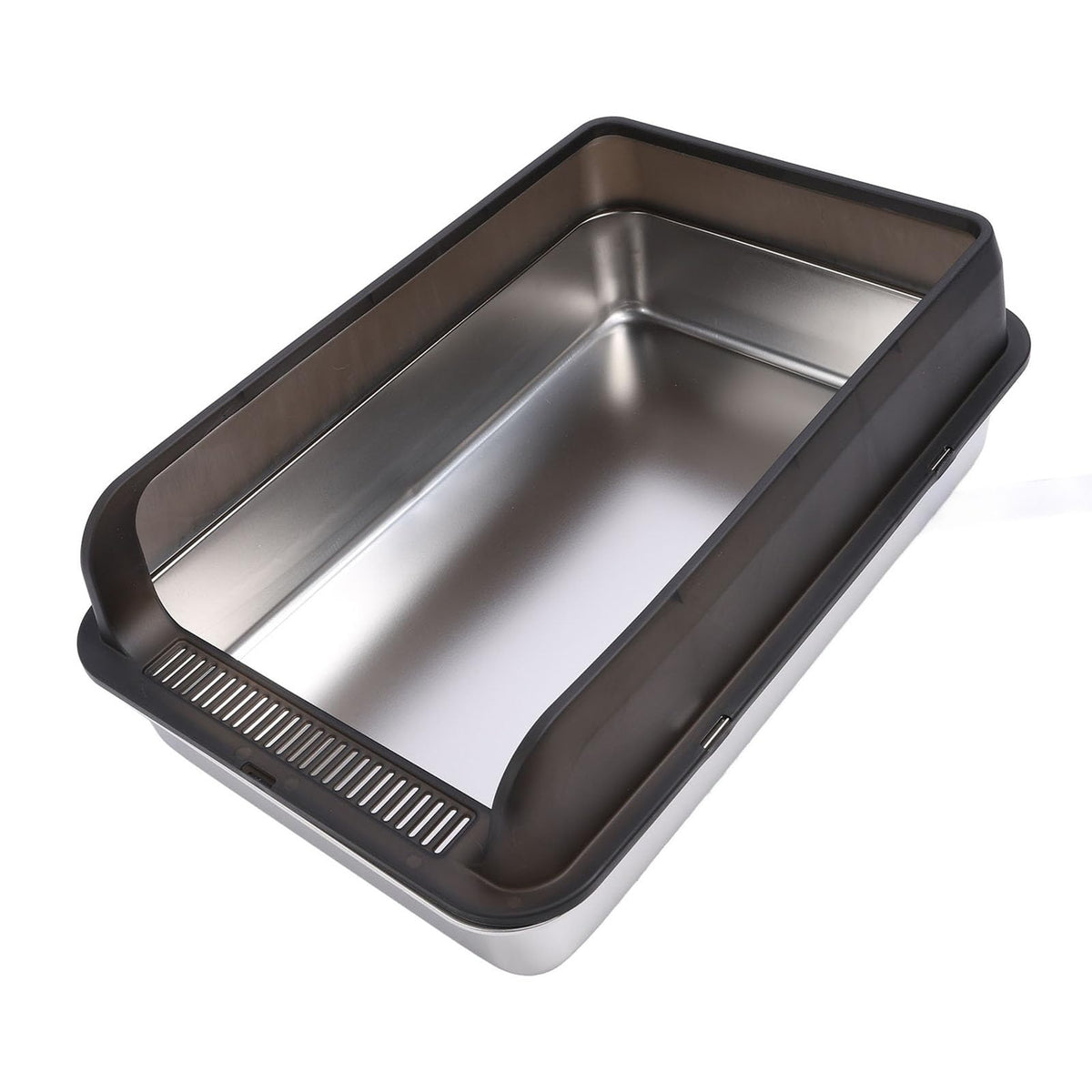 Stainless Steel Enclosed Cat Litter Box with Lid and Scoop L9818