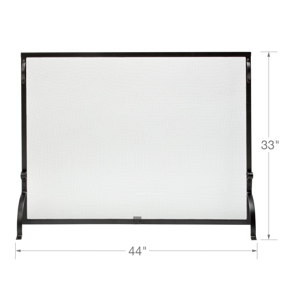 Medium Wrought Iron Fireplace Screen U219