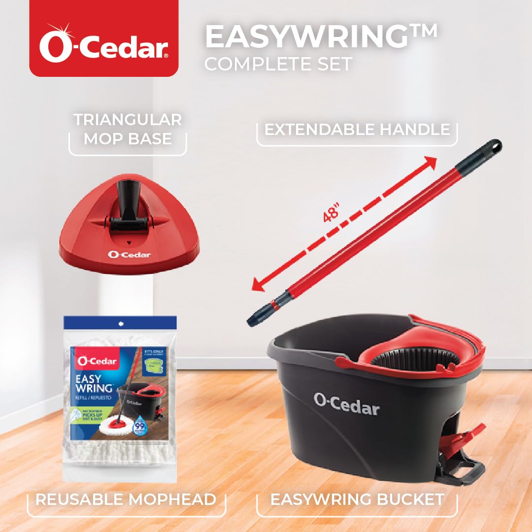 Microfiber Spin Mop Bucket Floor Cleaning System A788