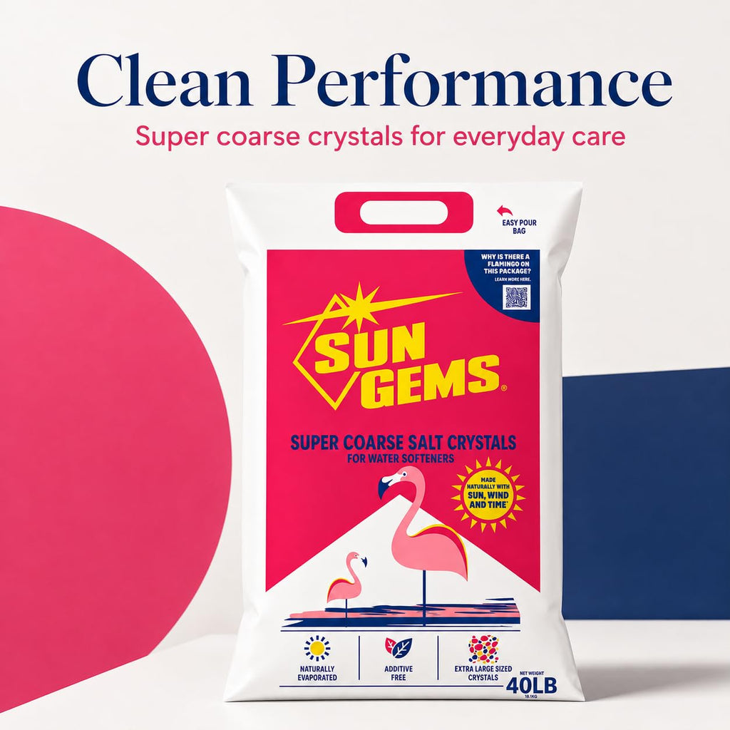 Super Coarse Water Softener Salt Crystals 40 lb L720184