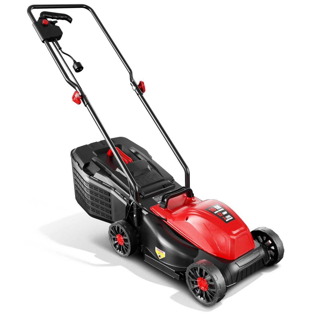 16" Corded Lawn Mower with 3-Position Height Adjustment I397394