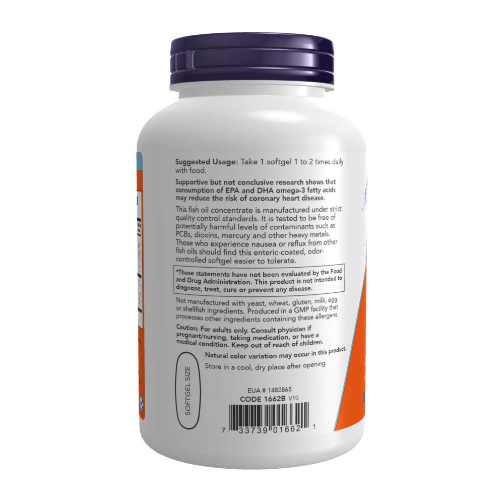 Omega-3 500 EPA/250 DHA 180 Softgels V53601