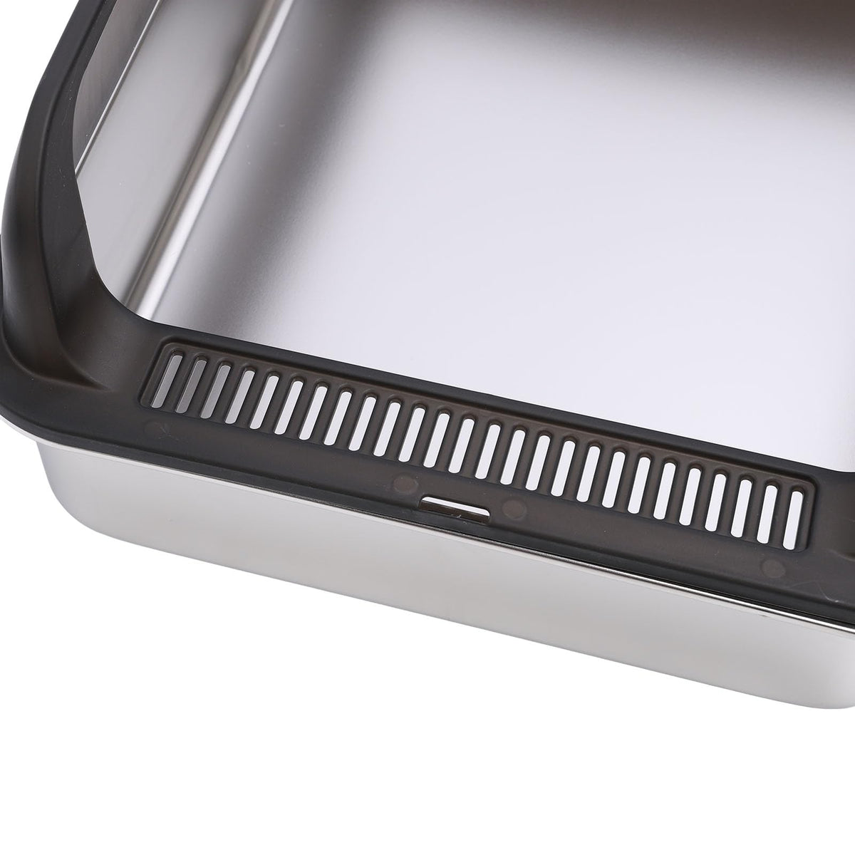 Stainless Steel Enclosed Cat Litter Box with Lid and Scoop L9818