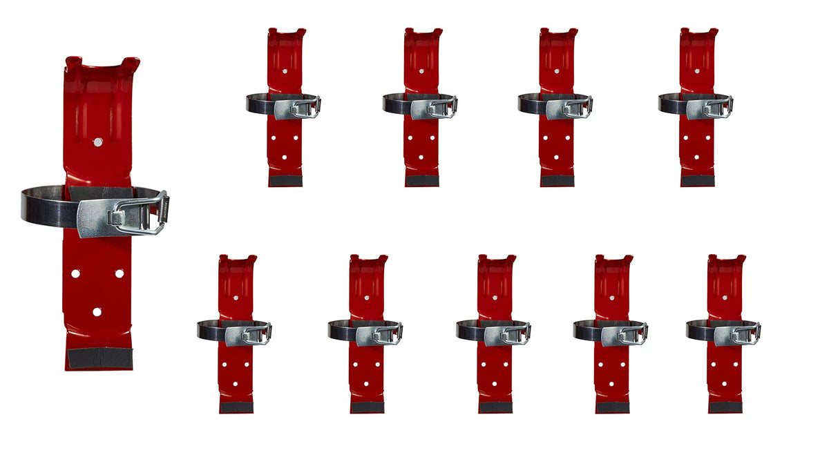 10 Pack 2.5 lb Fire Extinguisher Bracket N322
