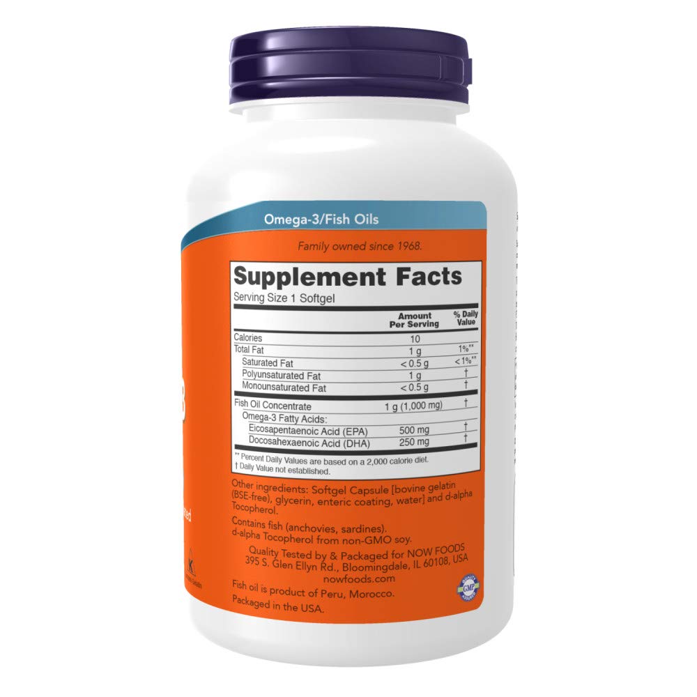 Omega-3 500 EPA/250 DHA 180 Softgels V53601