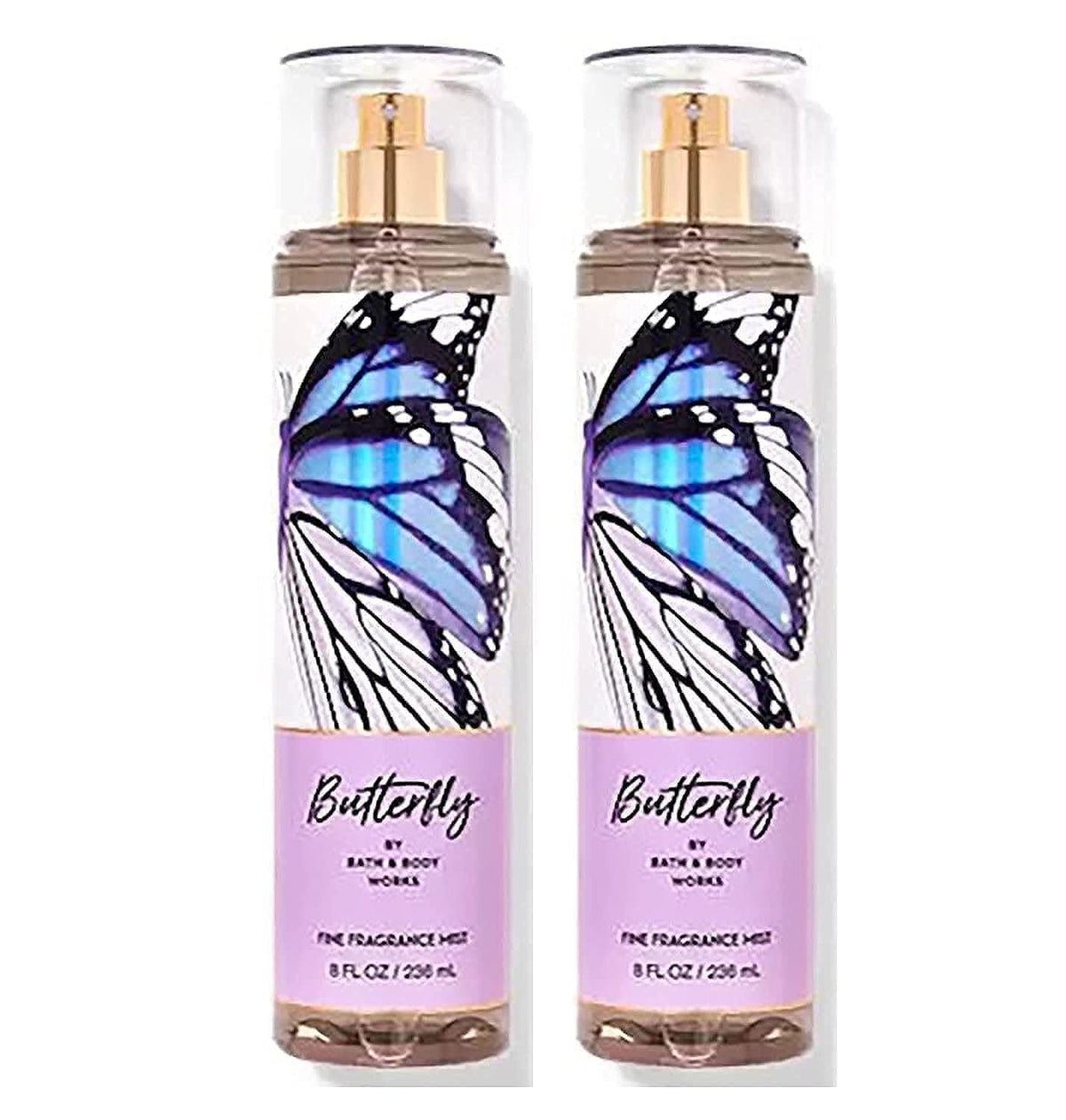 Butterfly Fine Fragrance Body Spray Mist Set of 2 G29104