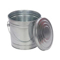 Galvanized Steel Storage Can with Locking Lid A869343