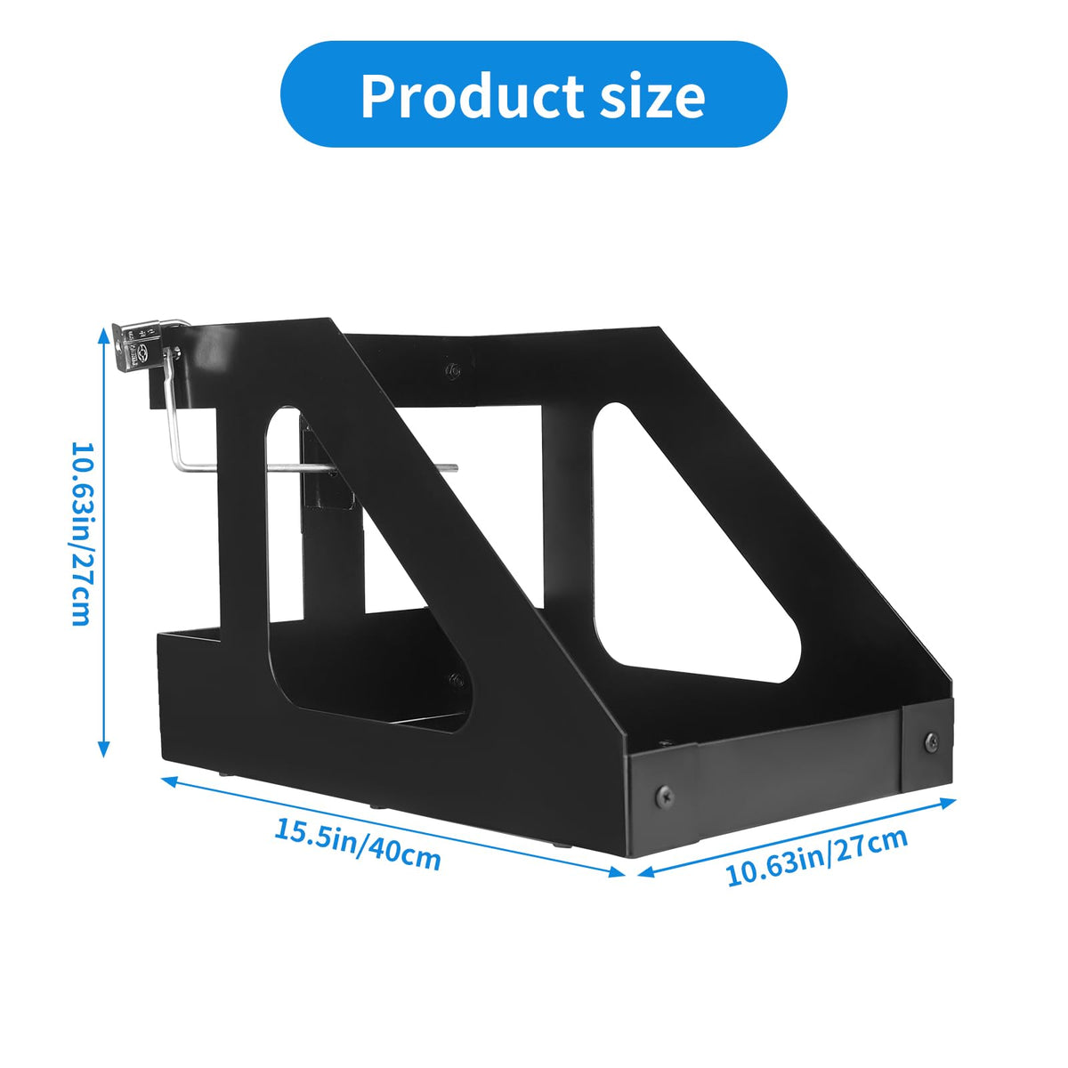 5 Gallon Gas Can Holder with Anti-Theft Lock F644061