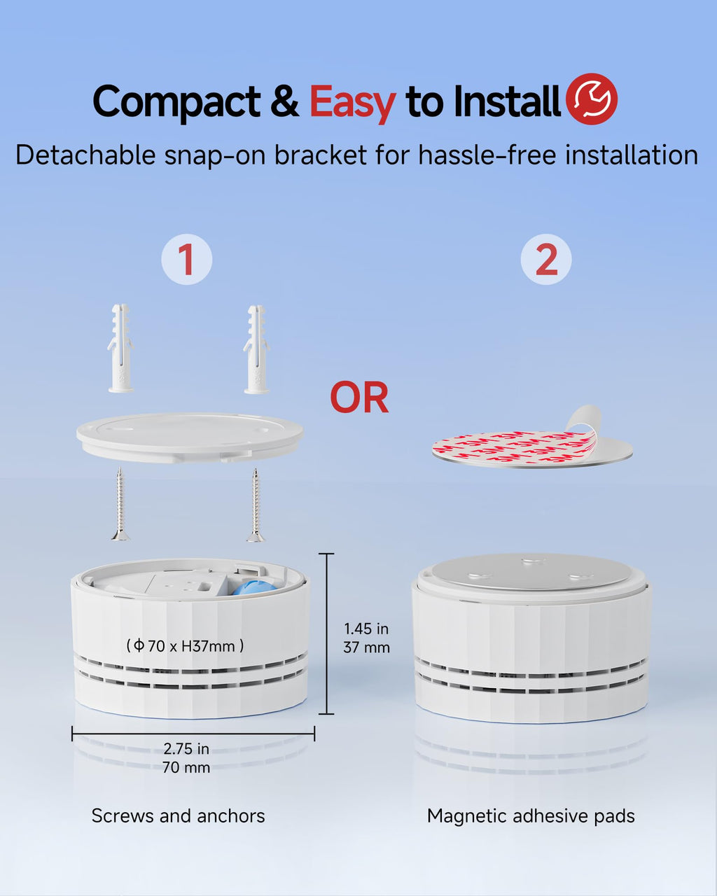 Carbon Monoxide Detectors 3 Pack L8359