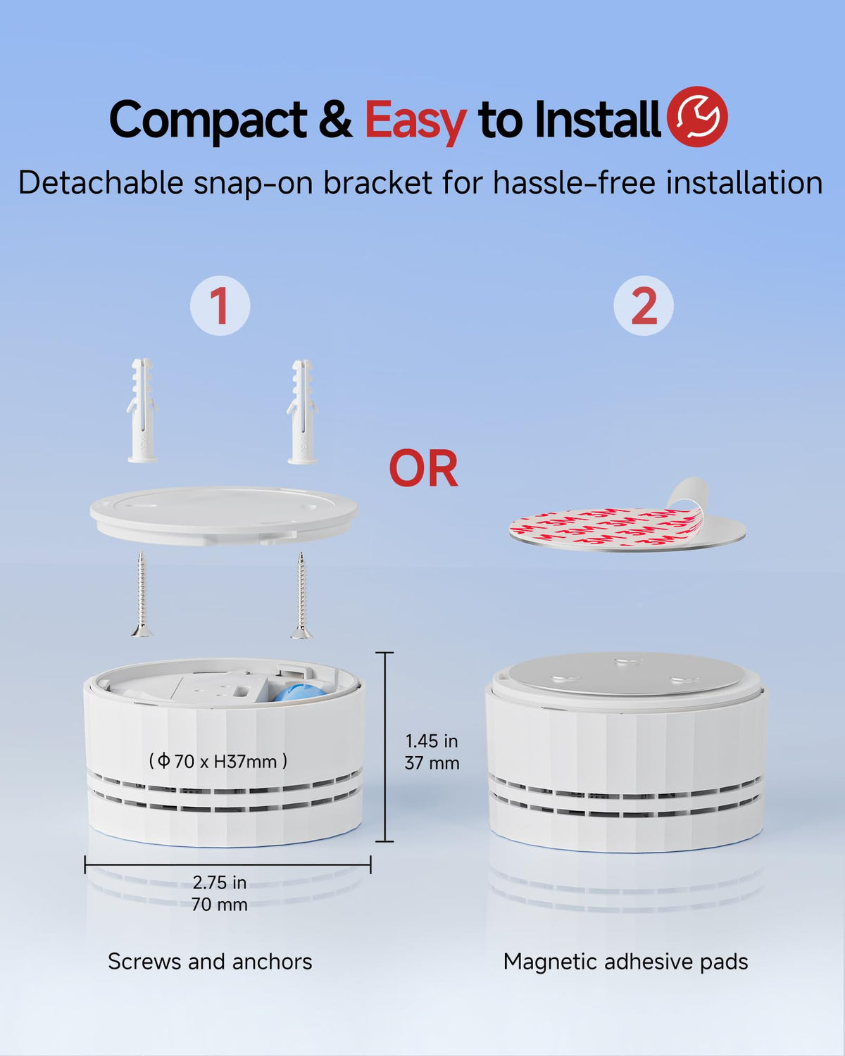 Carbon Monoxide Detectors 3 Pack L8359