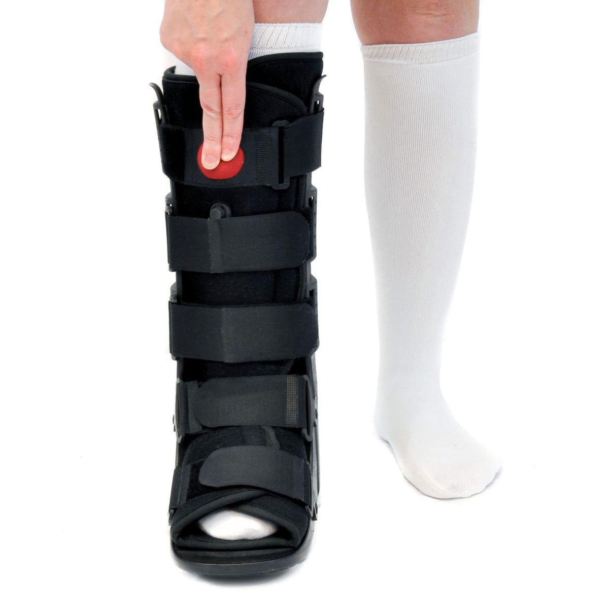 Tall Air CAM Walker Boot + Ankle & Foot Ice Pack Cold Wrap I681