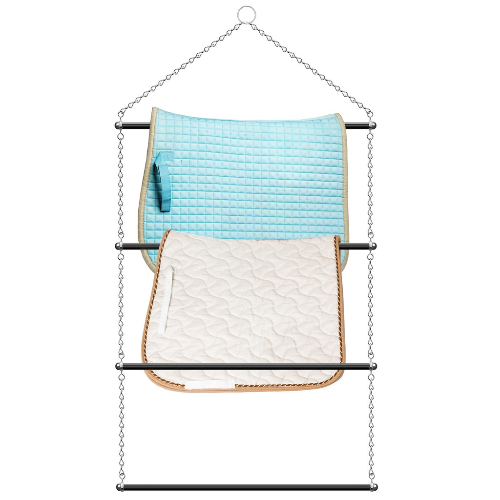 Black 24.02 x 44.88 Inch Blanket Rack V80959