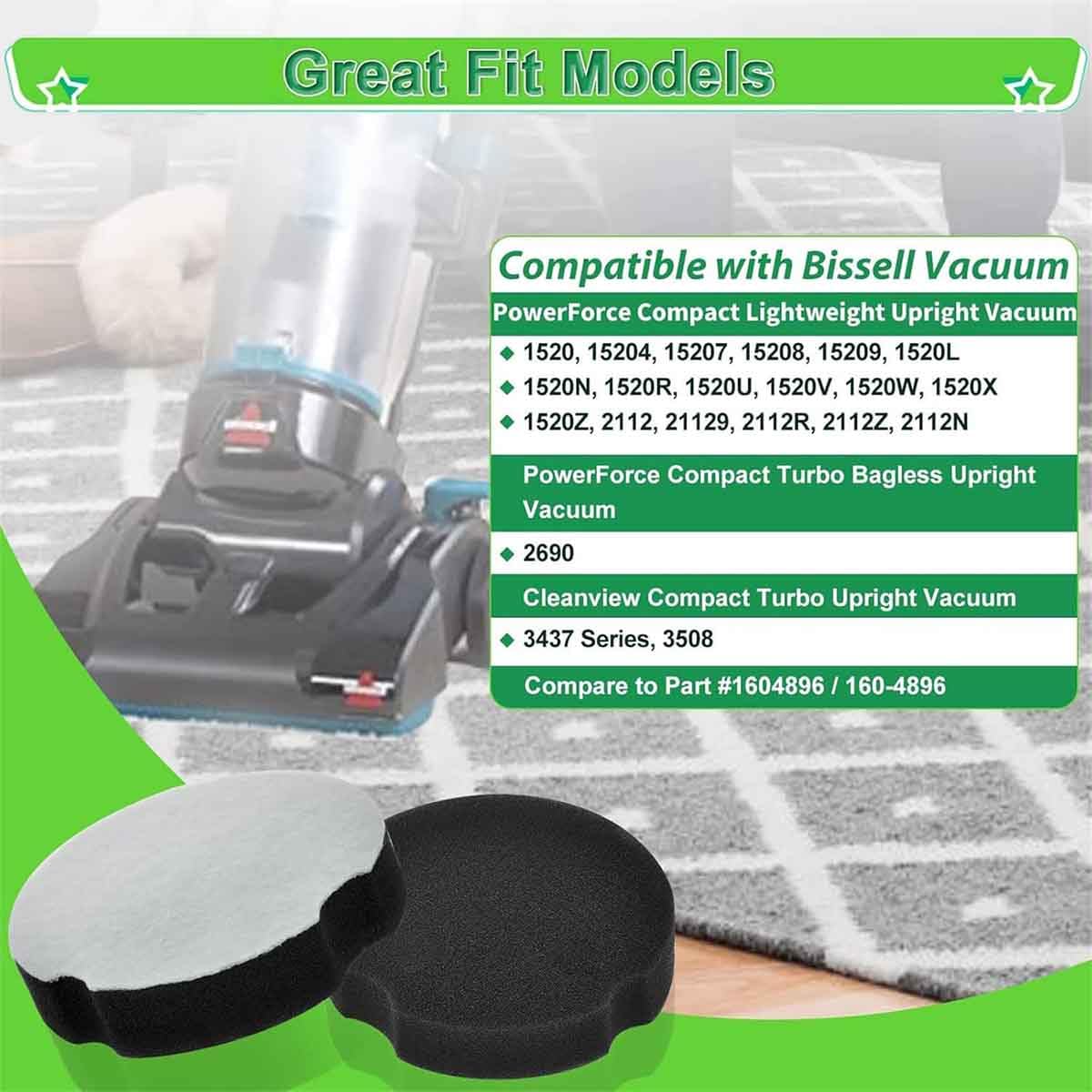 4 Pack Vacuum Cleaner Filter Replacement T816884