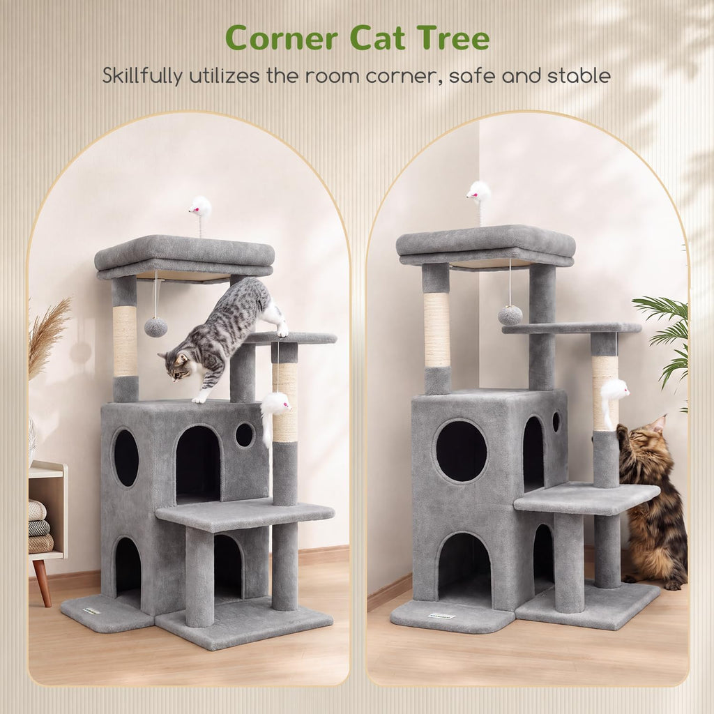 Light Grey Cat Tree Tower Q2483