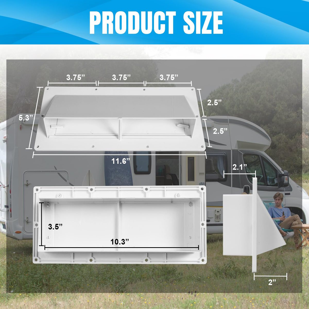 RV Exhaust Vent Cover O624302
