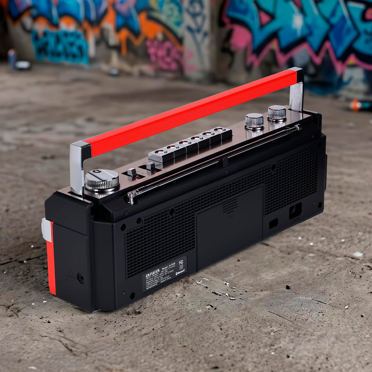Portable Bluetooth Cassette Player & Recorder Boombox N3728