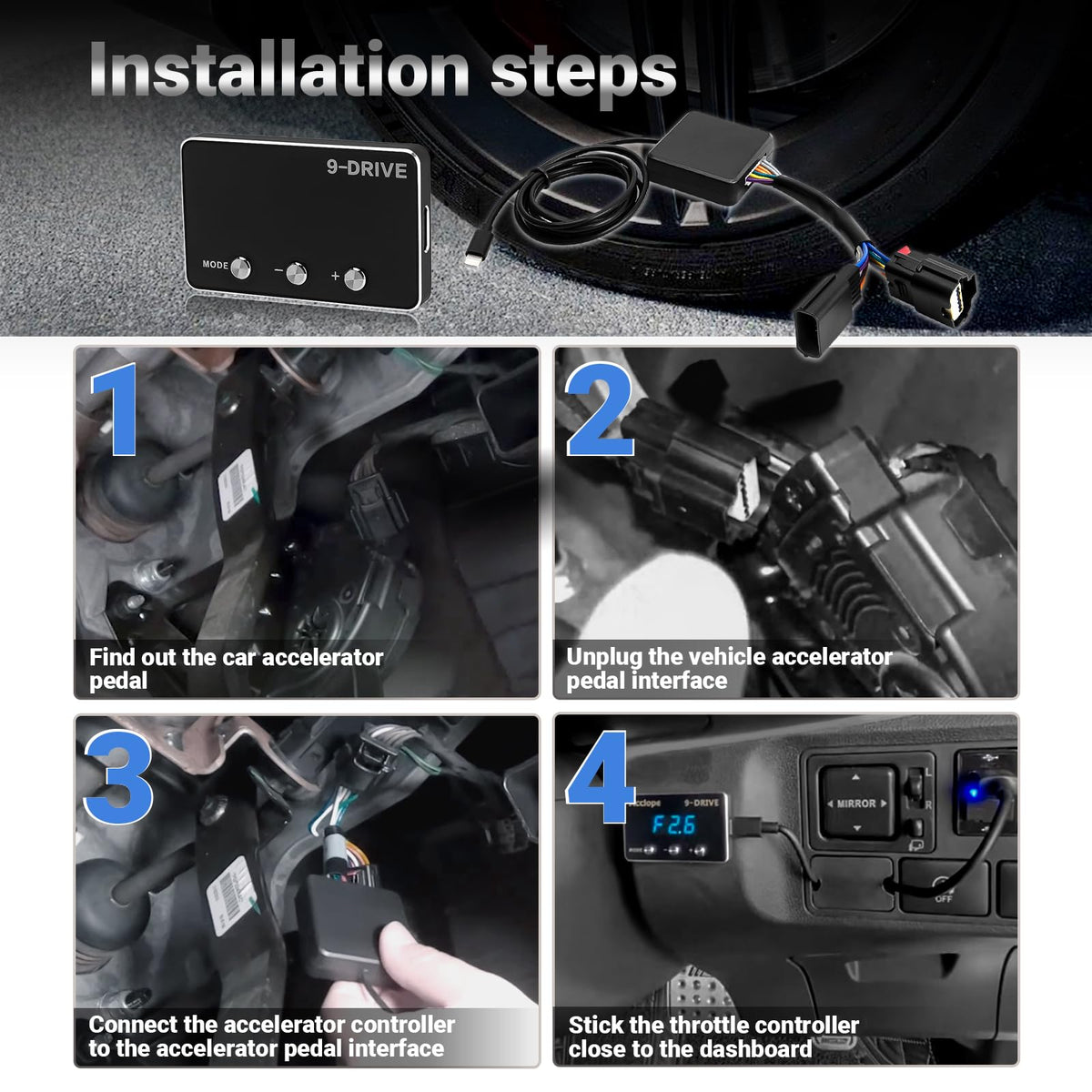 9 Drive Mode Throttle Response Controller V200032