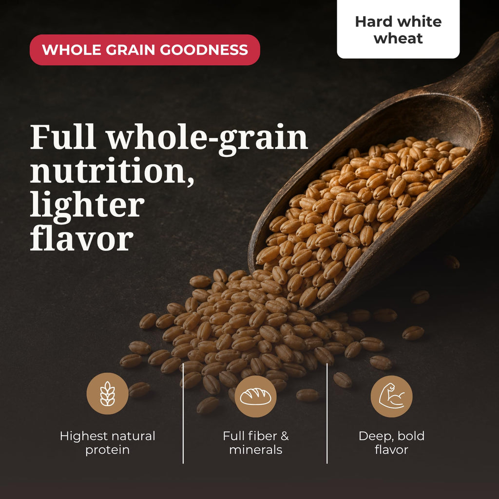 White Wheat Berries 25 lb Bucket M713