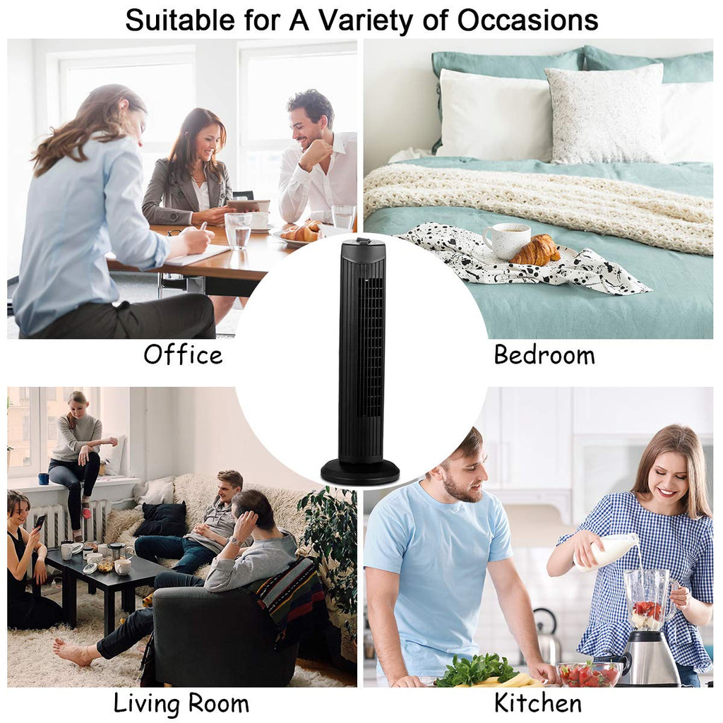 28-Inch Oscillating Tower Fan U2068