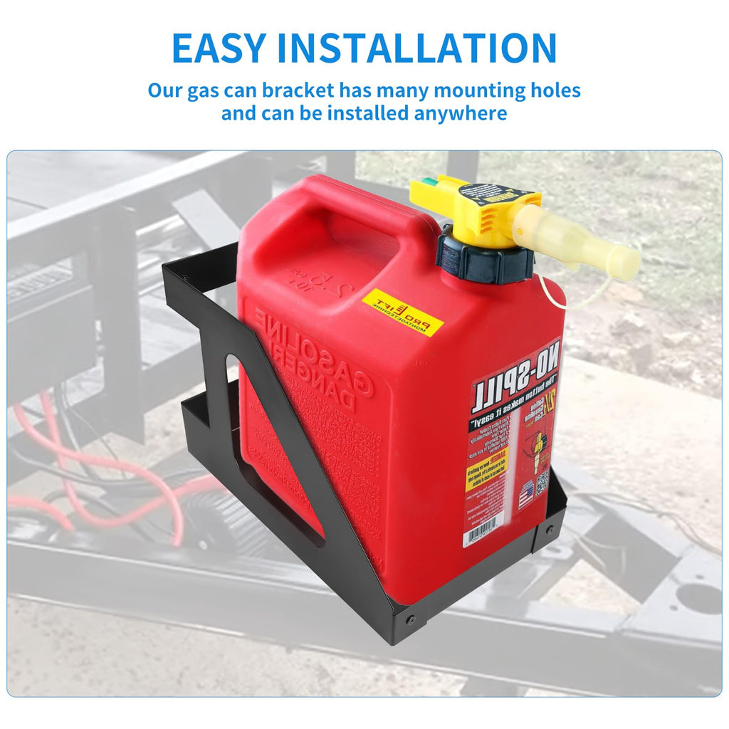5 Gallon Gas Can Holder with Anti-Theft Lock F644061