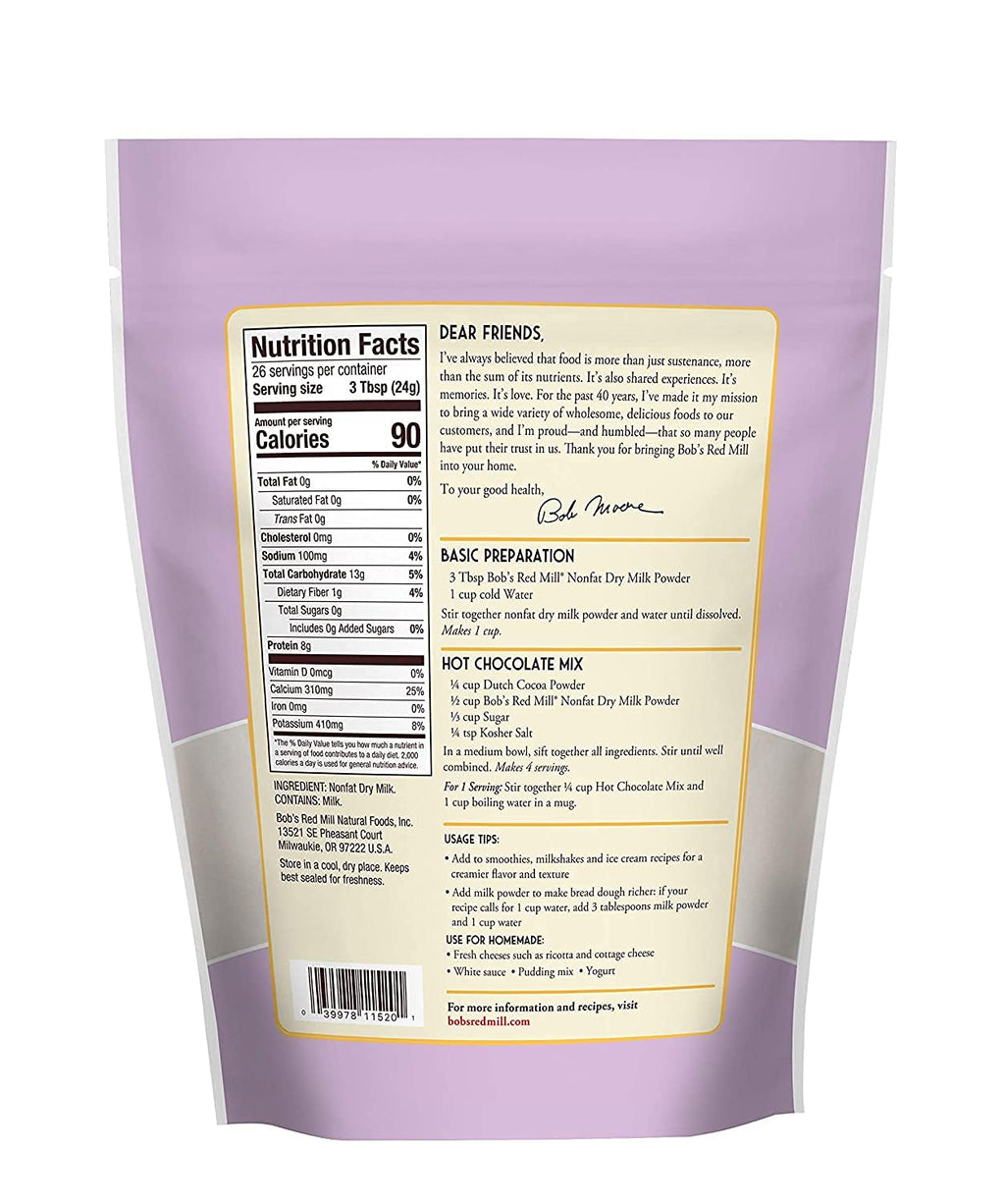 Nonfat Dry Milk Powder, 22oz L5427