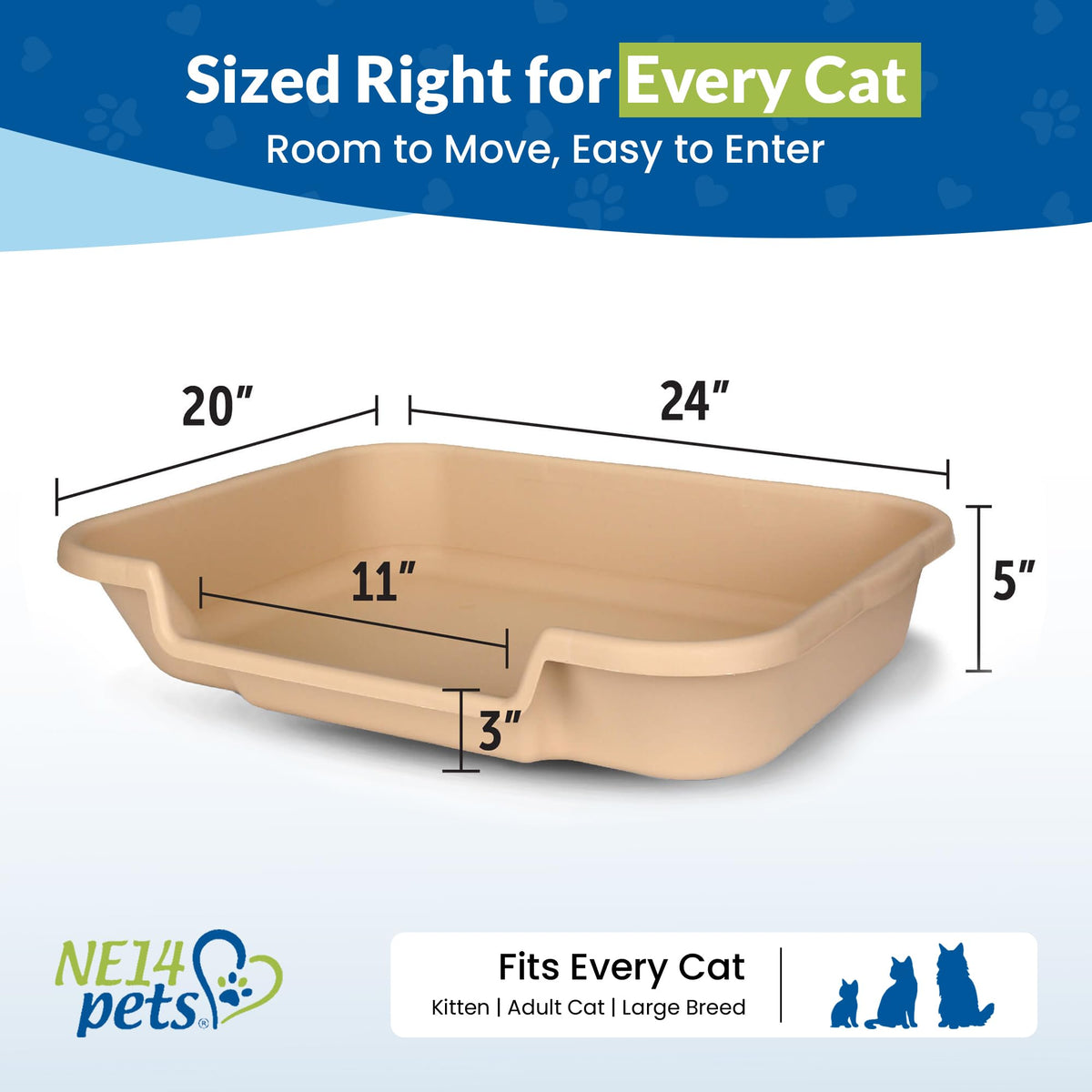 Large Cat Litter Box K609703