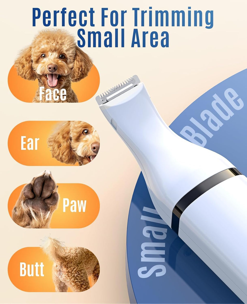 Dog Shaver Clippers and Nail Grinder Paw Trimmer Kit V91426