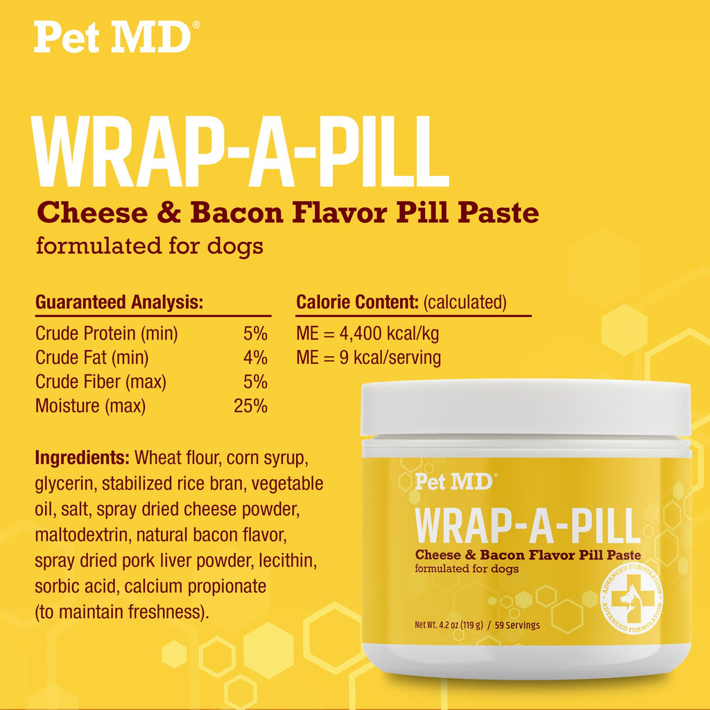 Cheese & Bacon Flavor Pill Paste for Dogs 4.2 oz I67738