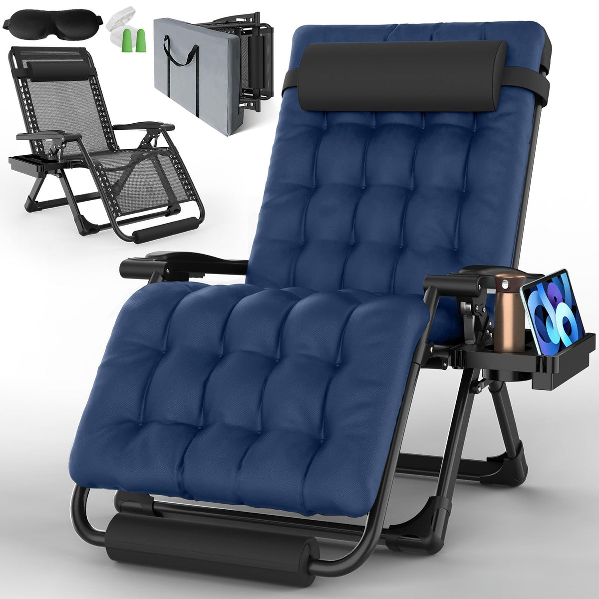 Oversized Zero Gravity Chair with Carry Bag D5499