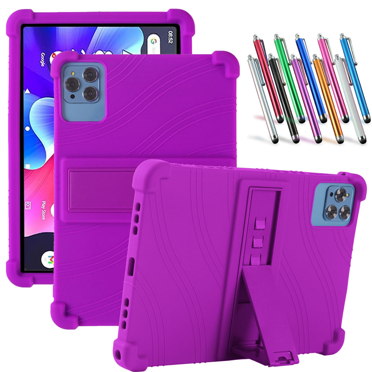 10 inch Android 14 Tablet Case with Stylus K55693