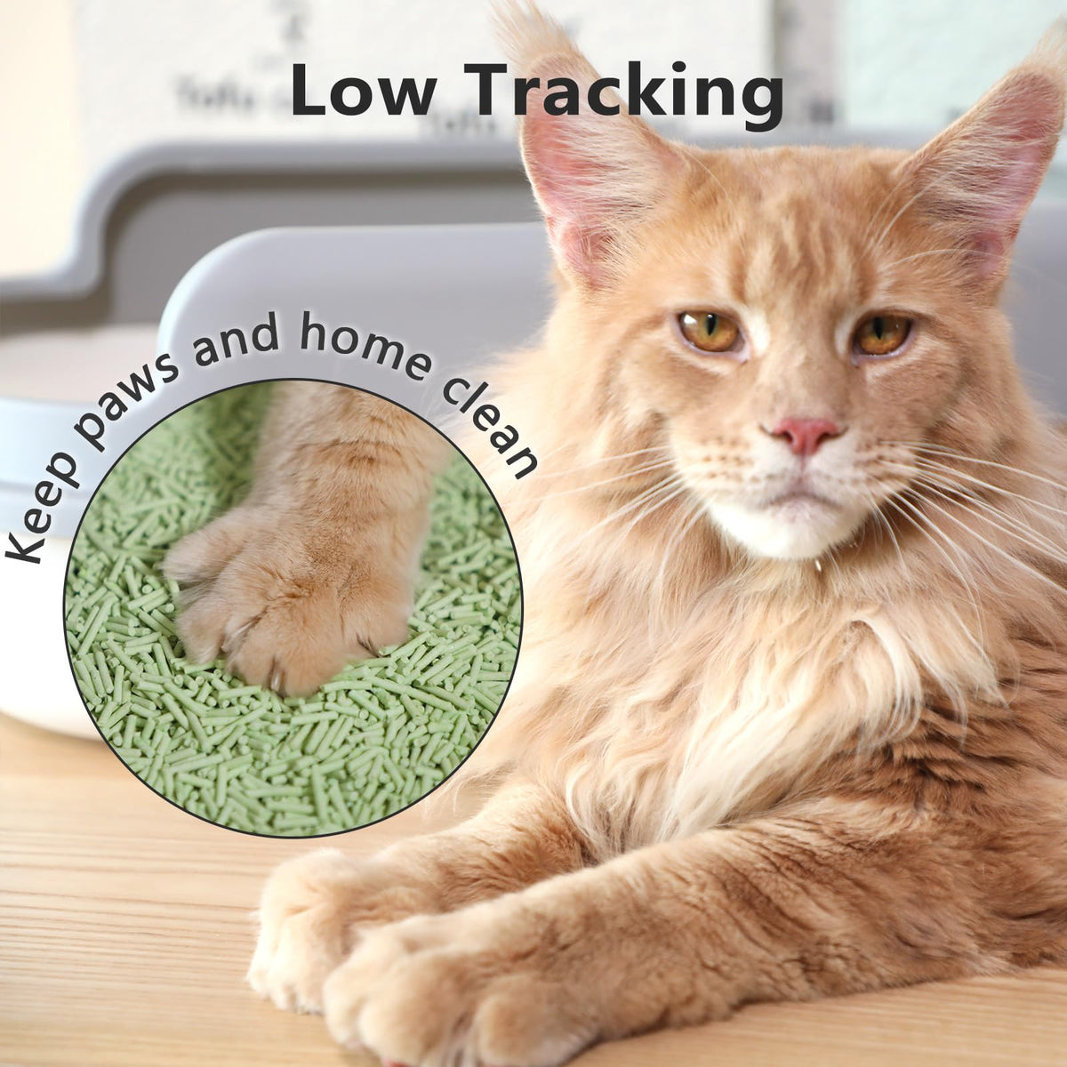Flushable Tofu Cat Litter 24LB A3534
