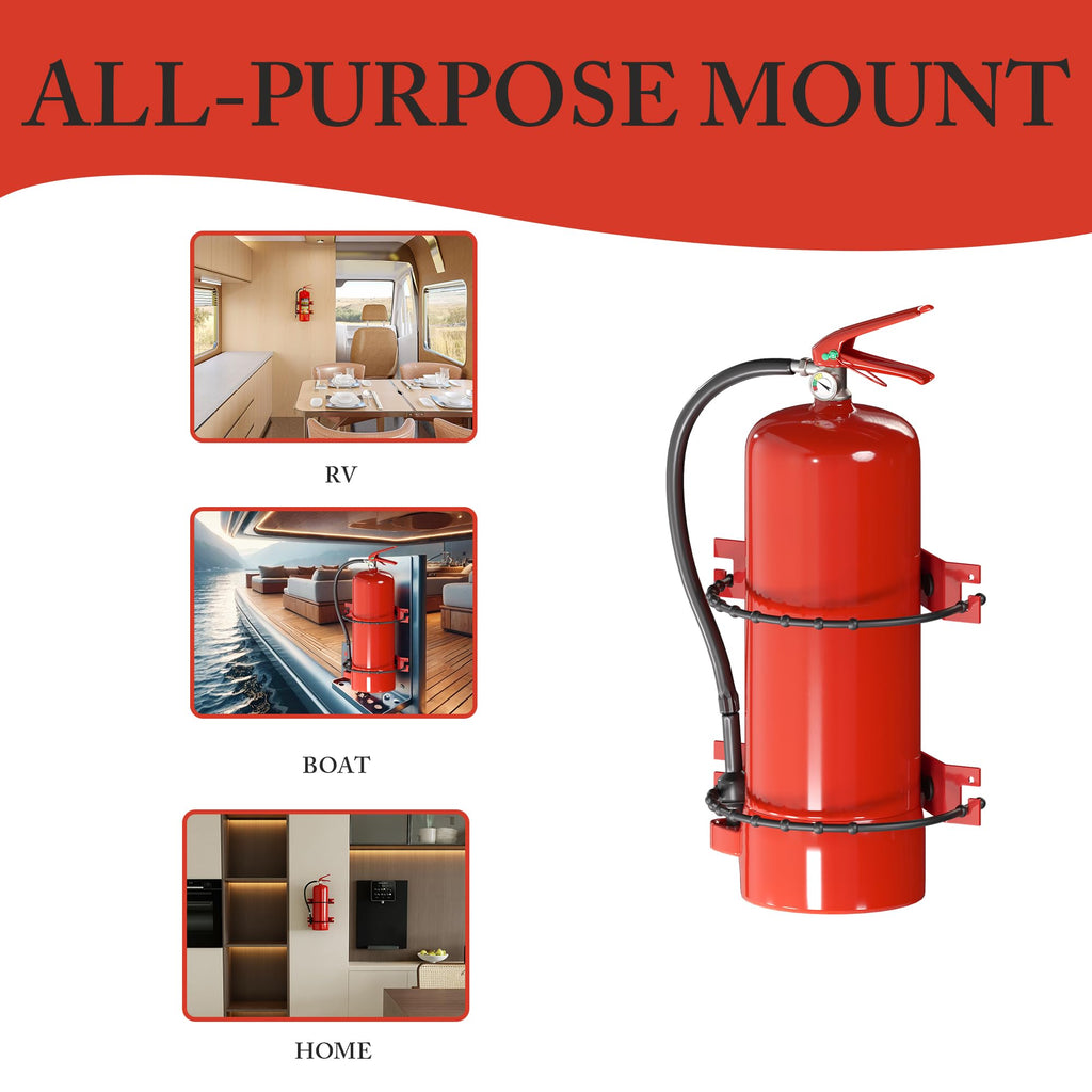 Fire Extinguisher Mount Bracket 2.5&5lb 1 Pack Z137