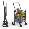 Black Foldable Lightweight Utility Cart D8475
