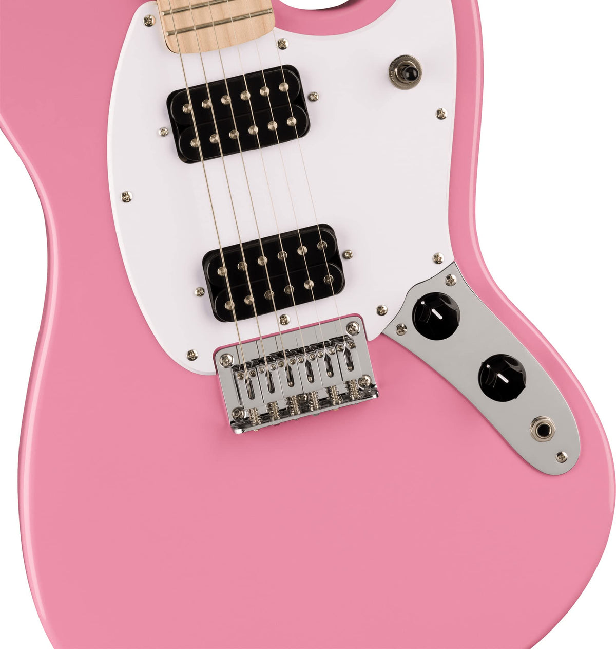 Flash Pink HH Electric Guitar Bundle with Amplifier Y1018