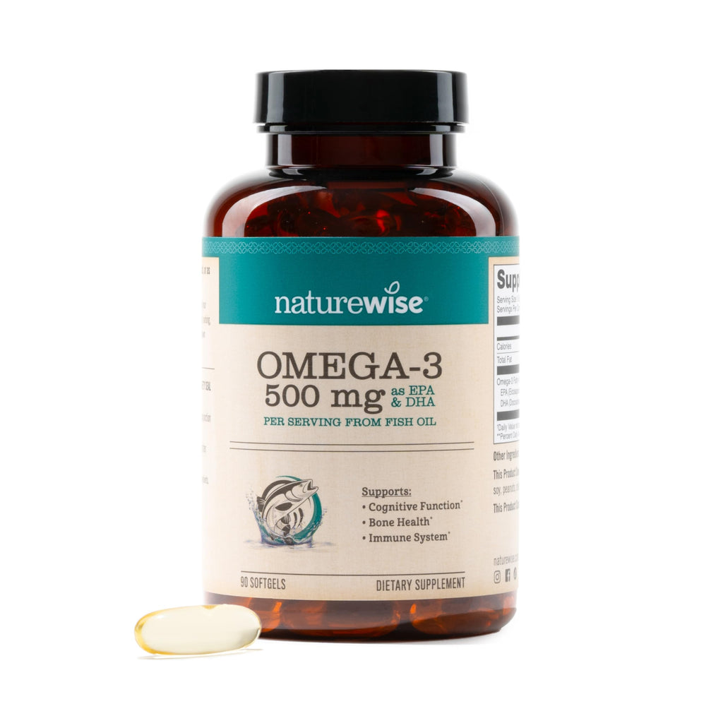 Omega 3 Fish Oil 500 mg EPA & DHA 90 Softgels C574742