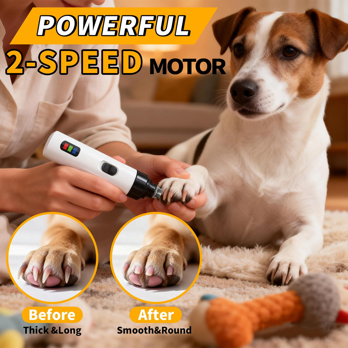 Dog Nail Grinder Rechargeable USB Charging J100