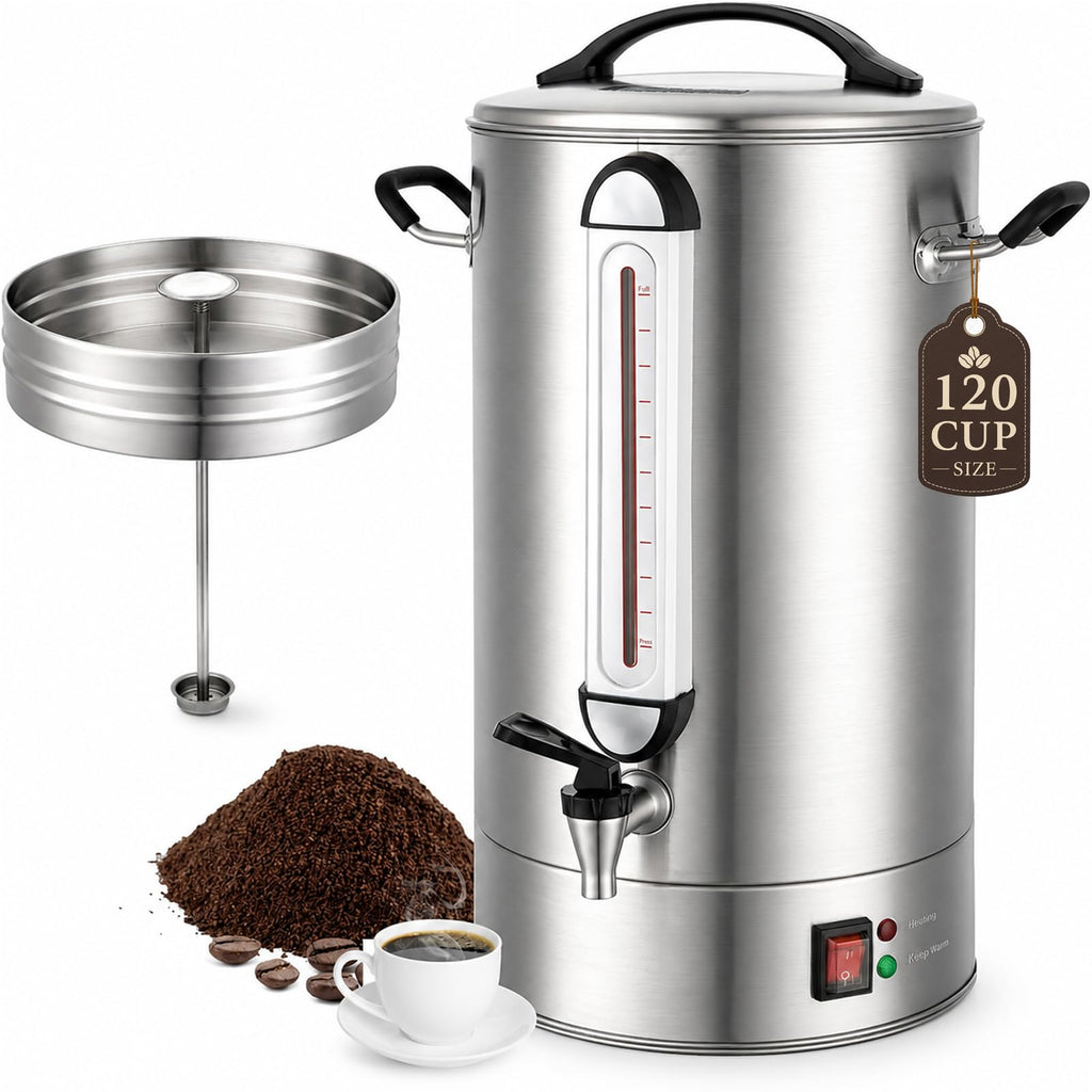 Commercial Coffee Urn 120 Cup 5 Gallon P7556