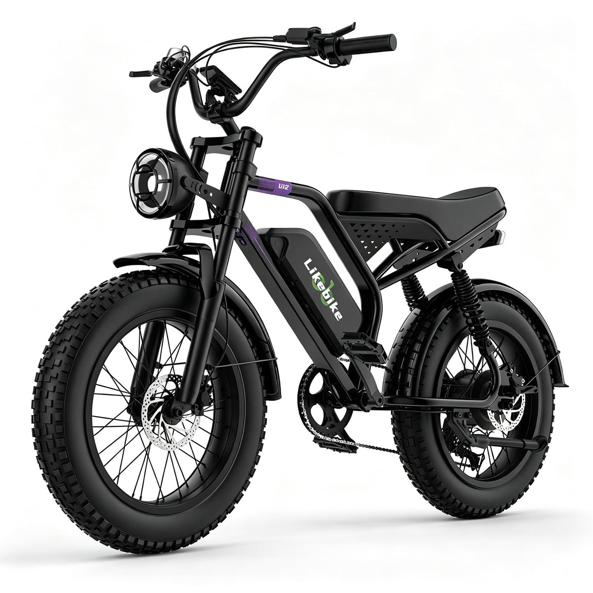 1500W 80 Miles 48V 20AH Electric Bike K15373