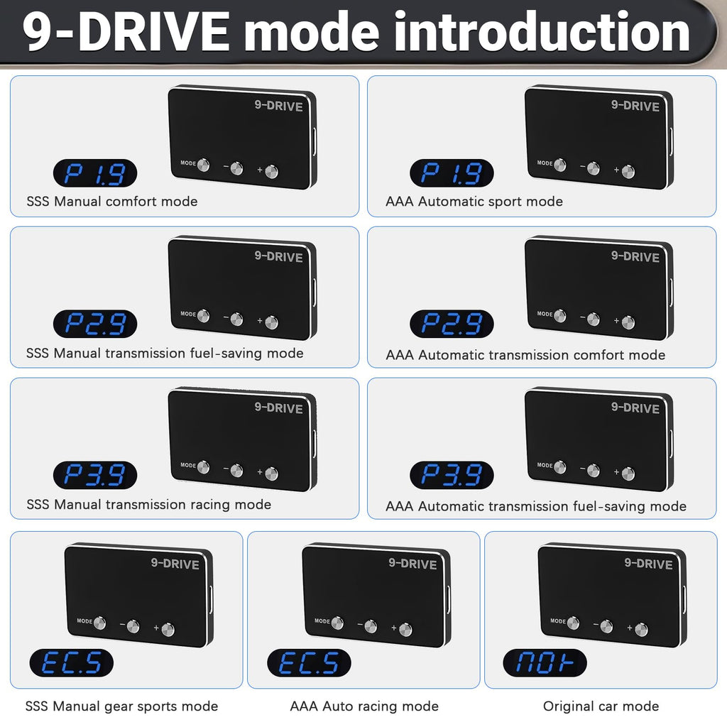 9 Drive Mode Throttle Response Controller V200032