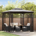 9.8'x9.8' Pop Up Outdoor Gazebo with Mosquito Netting I2982