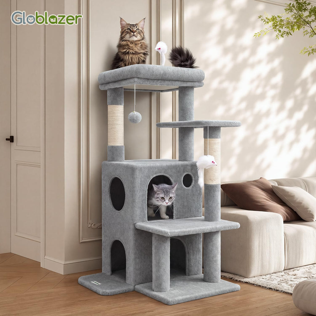 Light Grey Cat Tree Tower Q2483