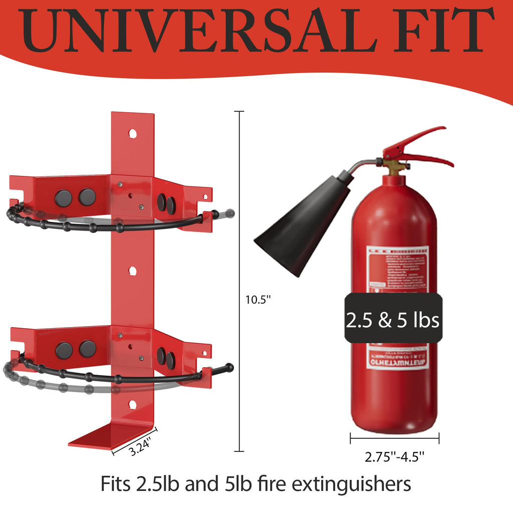 Fire Extinguisher Mount Bracket 2.5&5lb 1 Pack Z137